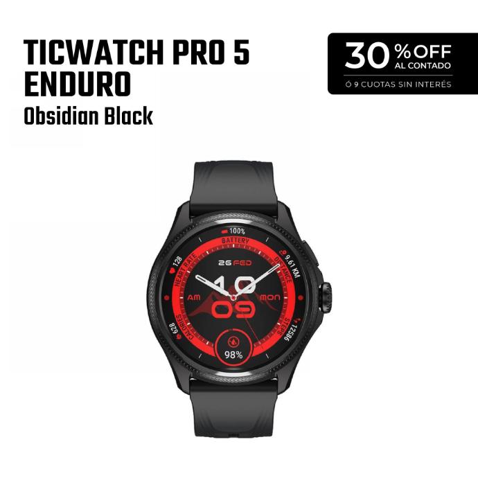 Ticwatch Pro5 Enduro - Obsidian Black
