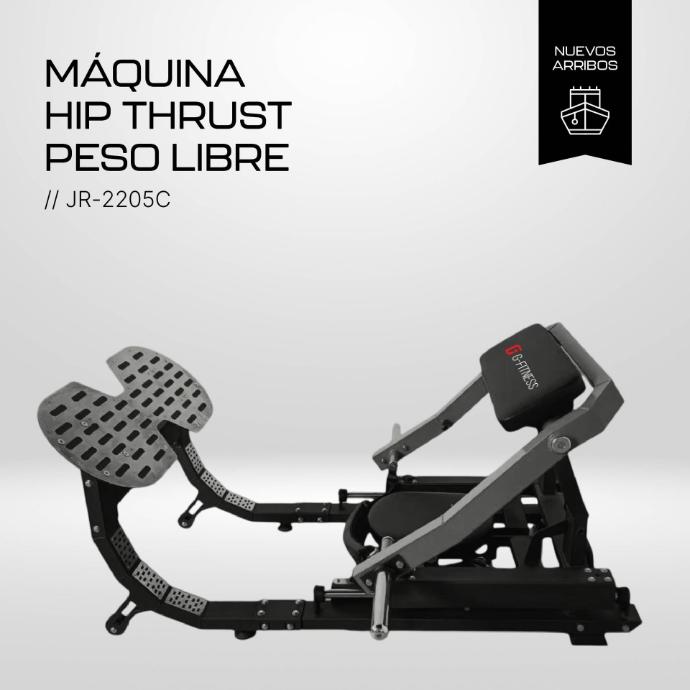 ¡Llegó! Conocé la nueva Maquina Hip Thrust Peso Libre