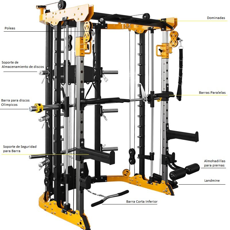 Multifuncional Smith Machine-Case Mod. BK-3059