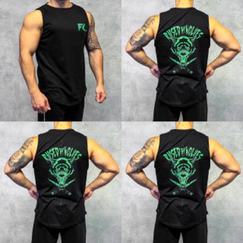 MUSCULOSA RUSTIC FUARK MOD RAISED NEGRO