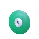 DISCO ENGOMADO 1KG COLOR VERDE 50MM