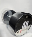 Mancuerna cromada con logo G-Fitness 40KG