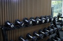 Mancuerna TPU con logo G-Fitness 32,5KG