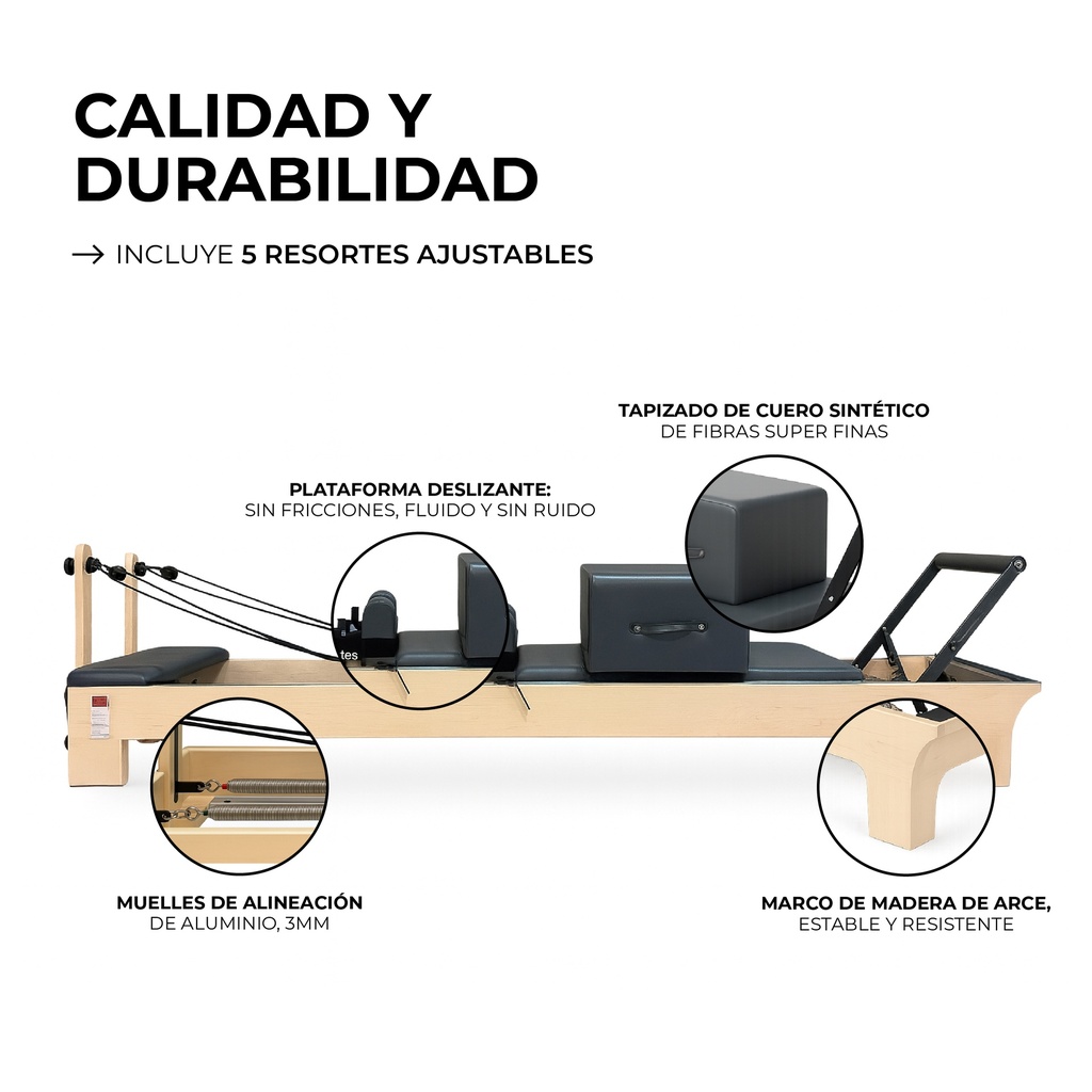 Cama Pilates Reformer