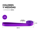 Banda de asistencia - 2080 x 4.5 x 32 mm - Violeta