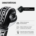 Guantes de Boxeo Negro/Gris 12oz (Por Par)