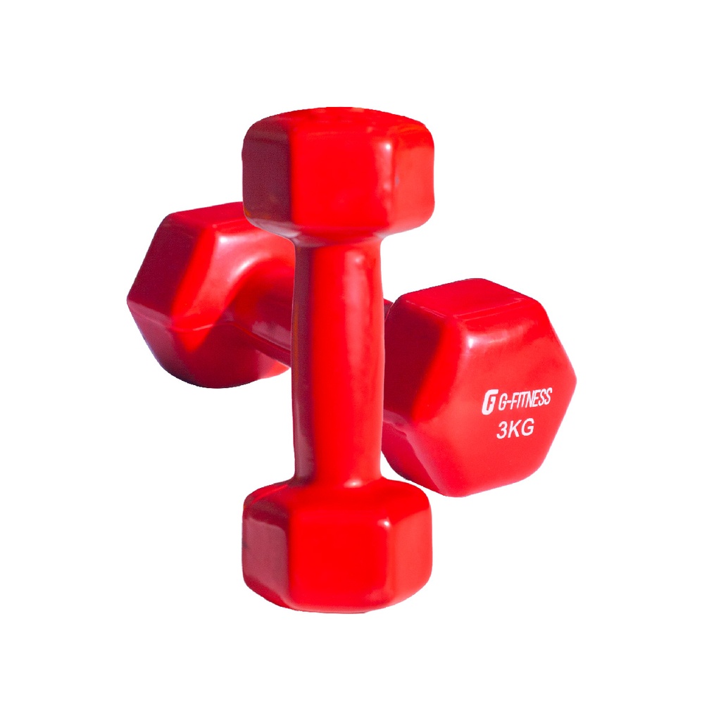 KIT mancuernas vinilicas 3kg (por par)