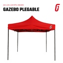 Gazebo Plegable - 3 x 3 mtrs - Rojo