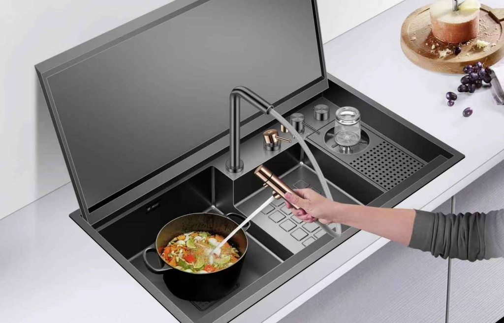 Bacha Inteligente Multifunción 8850 - Nano Black