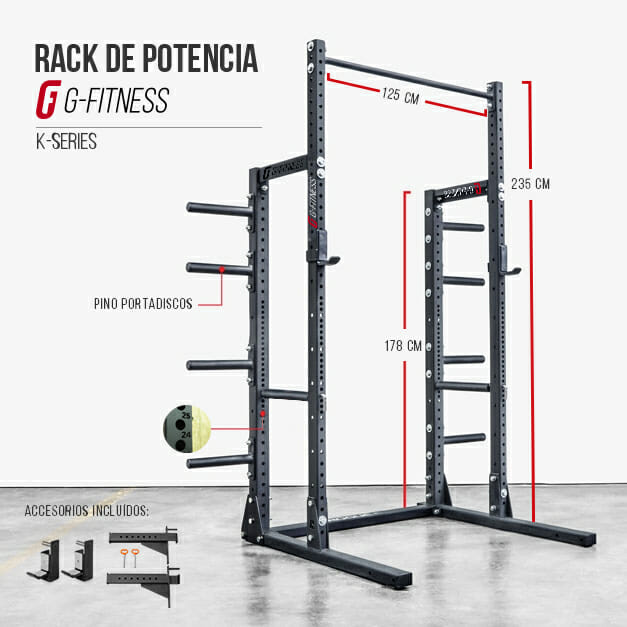 POWER RACK W/SAFETY ARM