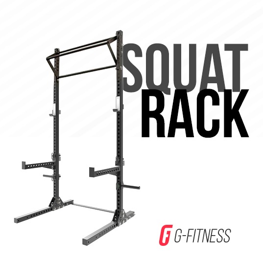 Squat Rack c/Barra Pull Up