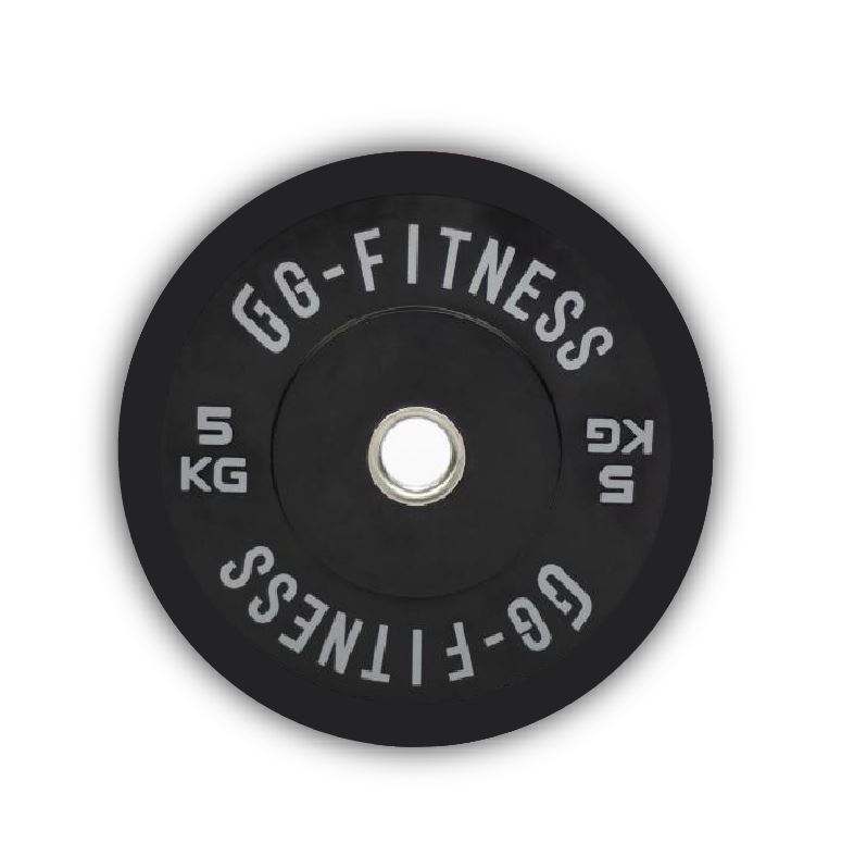 Disco Bumper Negro 5kg (por unidad)