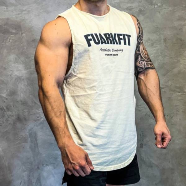 MUSCULOSA RUSTIC FUARK MOD UNIVERSITY BEIGE