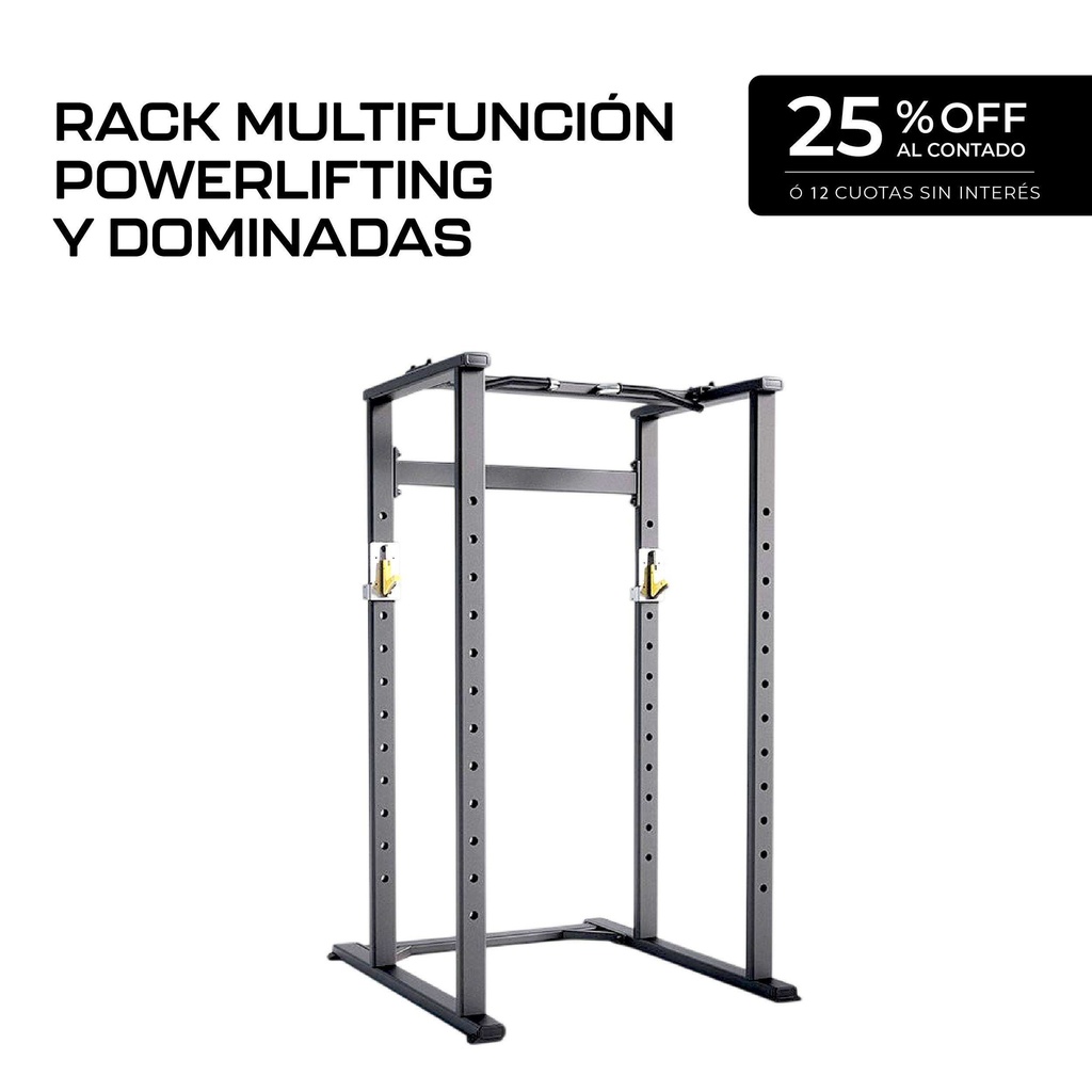 Rack Multifuncion Powerlifting y Dominadas - U3048