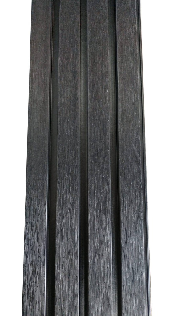 Revestimiento de Pared Exterior WPC Co Extruido- CH6 - 2900MM - NEGRO