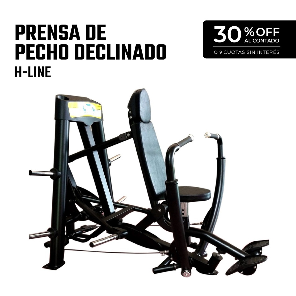 Máquina Prensa de Pecho Declinado H-LINE