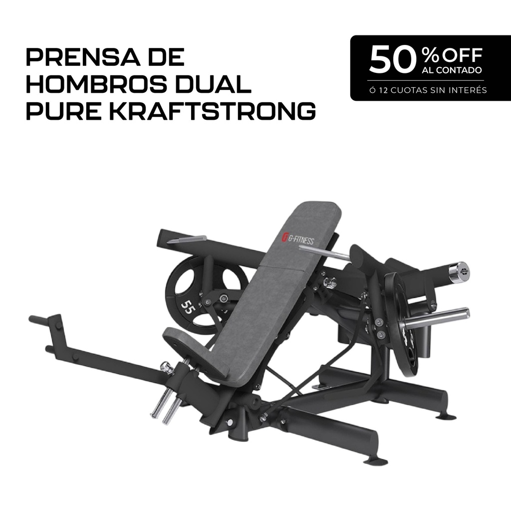 Máquina Prensa de Hombros Dual - G4363-WX - Pure Kraftstrong