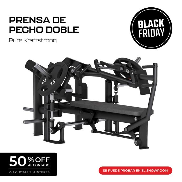 Máquina Prensa de Pecho Doble -  Pure Kraftstrong