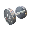 Mancuerna cromada con logo G-Fitness 7.5KG