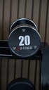 Mancuerna cromada con logo G-Fitness 20KG