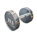 Mancuerna cromada con logo G-Fitness 22.5KG