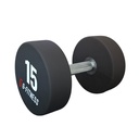 Mancuerna TPU con logo G-Fitness 15KG
