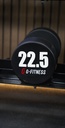 Mancuerna TPU con logo G-Fitness 22,5KG