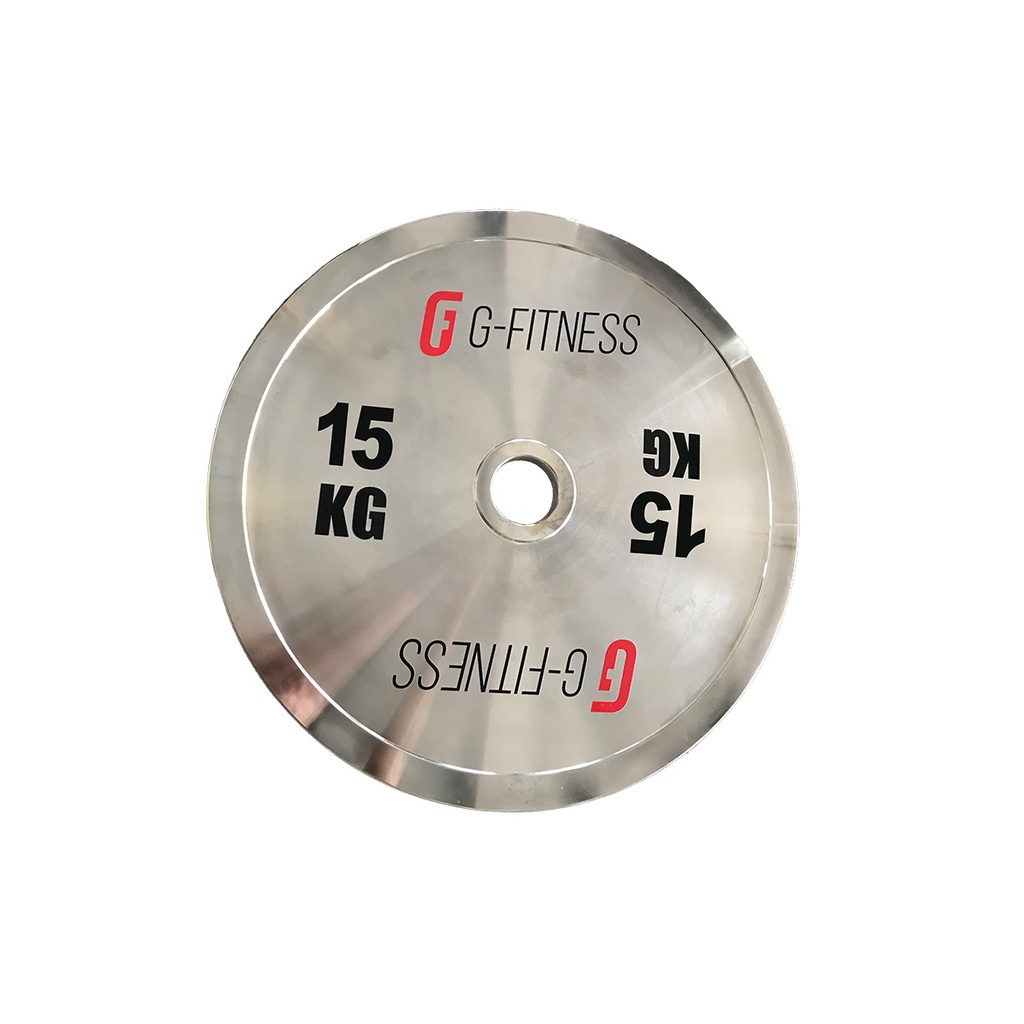 Disco de Peso Cromado G-Fitness 15kg