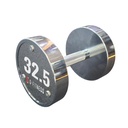 Mancuerna cromada con logo G-Fitness 32.5KG