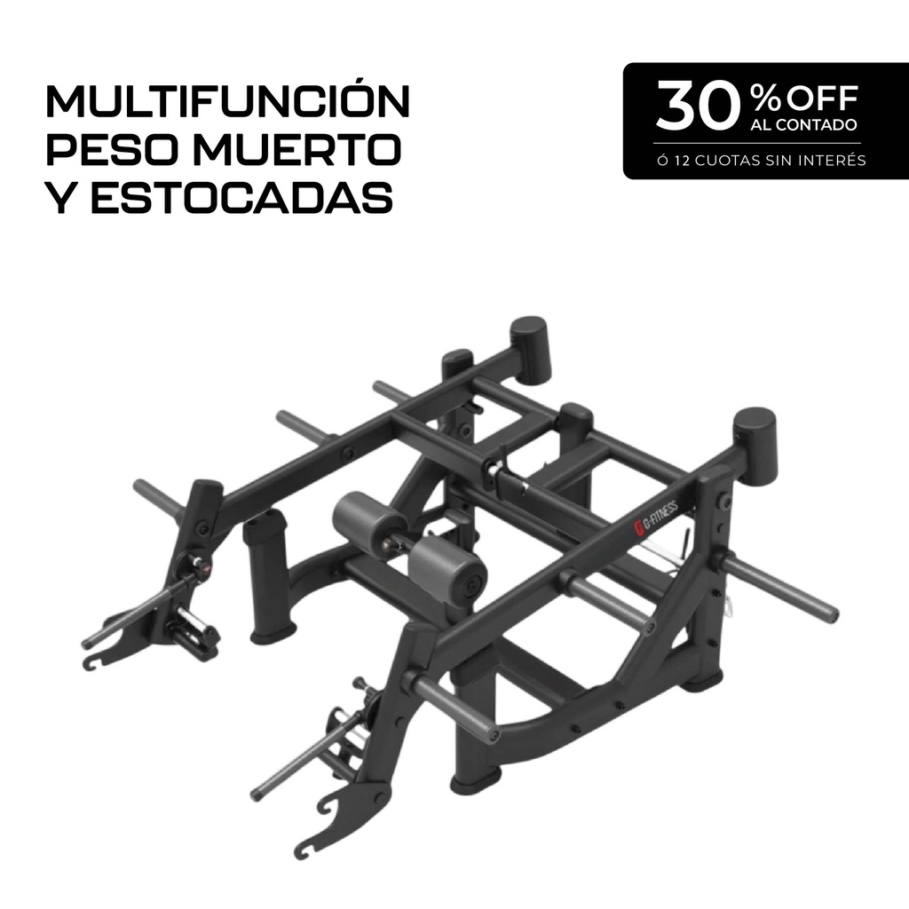 Máquina Multifuncion Peso Muerto y Estocadas - JR-PG2