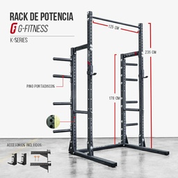 [101081] POWER RACK W/SAFETY ARM