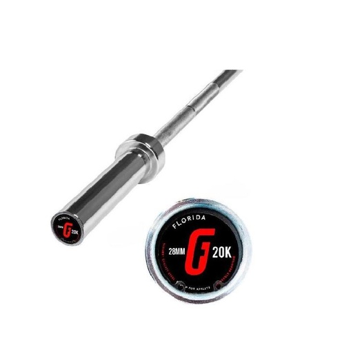 [WL2200] Barra olimpica c/ rulemanes 20kg