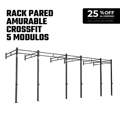 [603003] Rack pared amurable crossfit 5 modulos