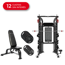 [kit25-] KIT 25: Multifuncion Smith Machine-Case BK + Accesorios