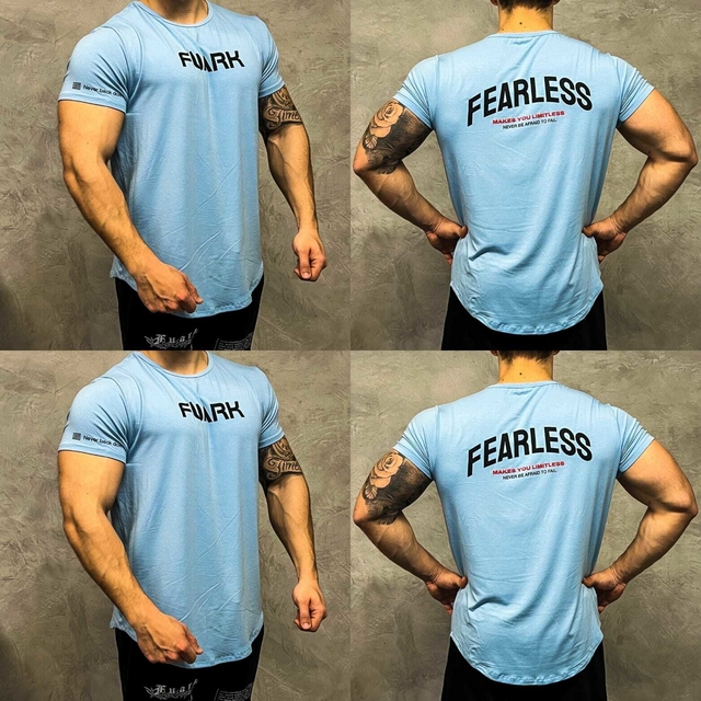 REMERA PERFORMANCE FUARK CELESTE