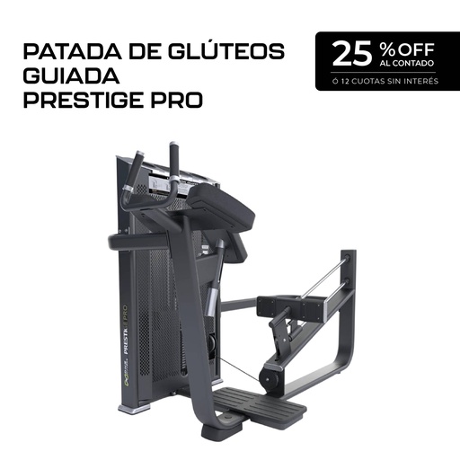 [E7024A-G01] Maquina Patada de Gluteos Guiada - Prestige Pro