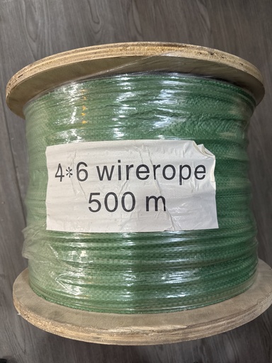 [DHZ-CABLE-2-WIRE-REEL] Bobina de Cable 6mm con vaina (Por Bobina de 500mtrs)