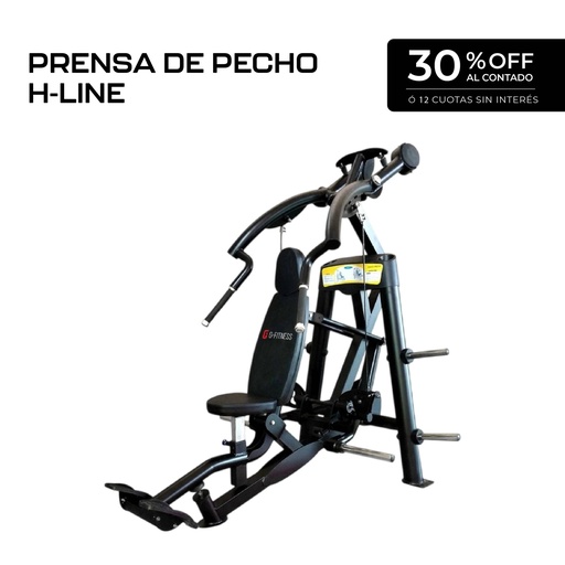 [HO-5] Máquina Prensa de Pecho H-LINE