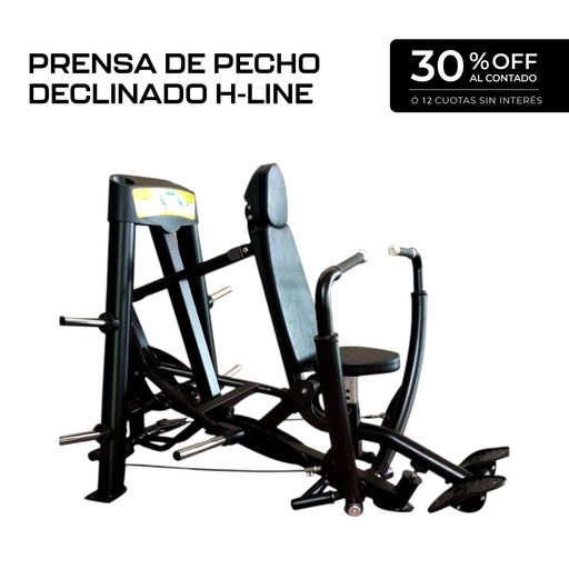 [HO-7] Máquina Prensa de Pecho Declinado H-LINE