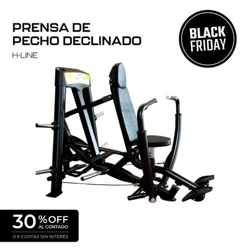 [HO-7] Máquina Prensa de Pecho Declinado H-LINE