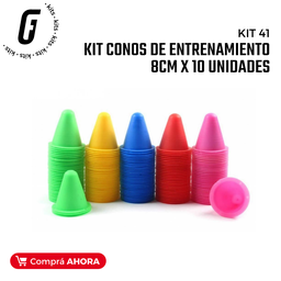 [KIT41] Kit Conos de Entrenamiento 8cm x 10 unidades