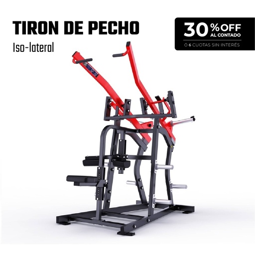 [SM-2015] Máquina Tiron de Pecho Iso-lateral - SM-2015
