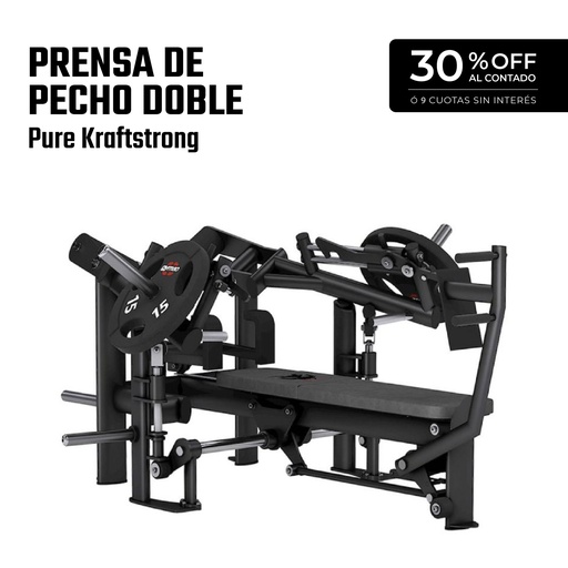 [G4364-WX] Máquina Prensa de Pecho Doble -  Pure Kraftstrong