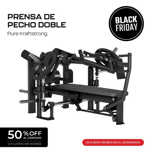 [G4364-WX] Máquina Prensa de Pecho Doble -  Pure Kraftstrong