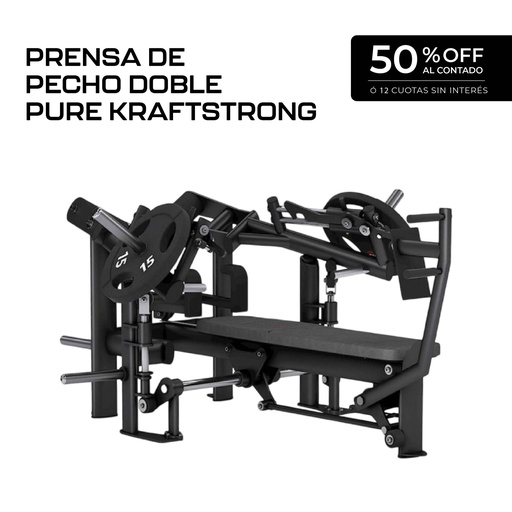 [G4364-WX] Máquina Prensa de Pecho Doble -  Pure Kraftstrong