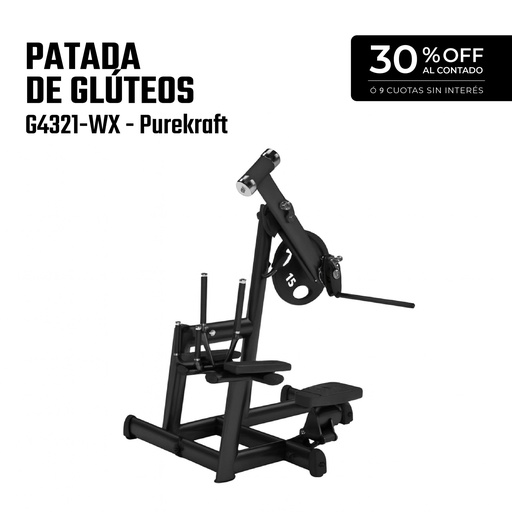[G4321-WX] Máquina Patada de Glúteos - G4321-WX - Purekraft