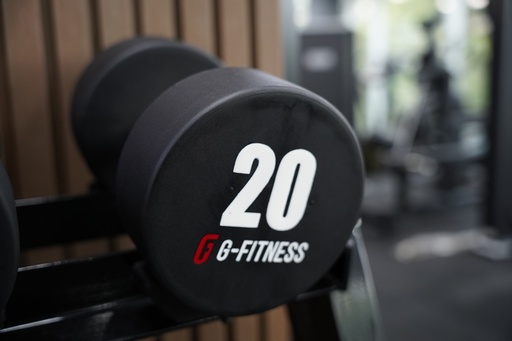 [IR3612-20] Mancuerna TPU con logo G-Fitness 20KG