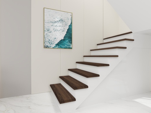 [JF152-XS-06111] Revestimiento de Escalones WPC - 1200 x 300 x 52 mm