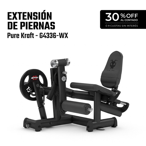 [G4336-WX] Máquina Extensión de Piernas Pure Kraft - G4336-WX