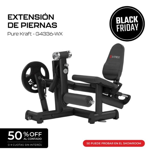 [G4336-WX] Máquina Extensión de Piernas Pure Kraft - G4336-WX